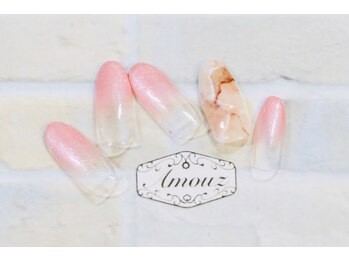 アモウズ(Amouz)/シンプルネイル/お仕事OK/4