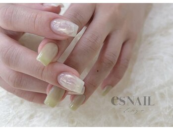エスネイル 新宿西口店(es NAIL)/ピスタチオカラー