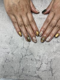 春ネイル2023【天然石】