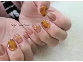 べっ甲＊爪育効果も◎↑施術nail