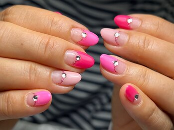 ネイルサロン プール ヴー(Nail Salon Pour Vous)/【オーダー】逆フレンチネイル