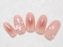 シックネイル(CHIC nail)/チーク＆リボン