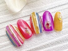 アミネイルズ(AmiNails)/ストライプネイル♪