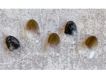 ネイルサロン エムズ(Nail Salon M's)/雪の結晶塗りかけネイル