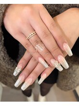 アンナネイル(ANNA Nail)/ラメグラデーションネイル