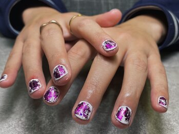 オムネイル 渋谷(HOMME NAIL)/ホイルネイル ¥6.600