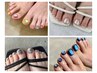 【新規/FOOT/他店オフ無料】角質ケア付*季節の定額Desing～夏～￥15950→￥7700