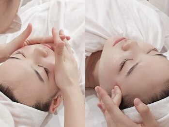 M's Beauty Studio　赤坂店【ネイル/まつげパーマ/マツエク/フェイシャル】の写真/くすみのない、ハリ・ツヤのあるお肌に！熟練したマッサージ技術で癒やしを♪