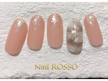 ネイルロッソ 浅草店/ミルキーベージュ　