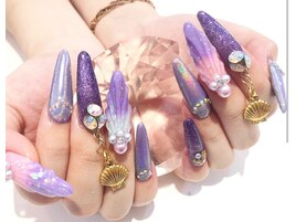 人魚ネイル 人魚の鱗 渋谷 安い