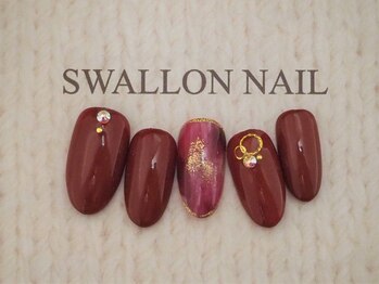 スワロンネイル(SWALLON NAIL)/11.12月定額ネイル♪