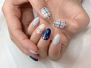 チェックネイル☆