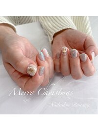 楽しいクリスマスネイル