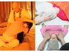 【集中施術】首肩・肩甲骨と背中～上部タイ式マッサージ95分+アイヘッド15分