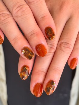 アトリエネイル(Atelier Nail)/秋色べっ甲♪