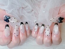 レナトゥス(Renatus)の雰囲気（春/桜/フレンチ/ドット/スカルプ/持ち込み/リボン/ミモザ）