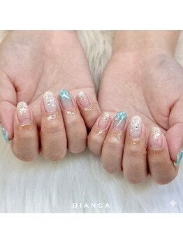 ビアンカ ネイルサロン 大宮店(Bianca)の写真/指先から華やかに♪ワンホン、韓国ネイルや流行りのデザイン豊富！ハンド＆フットも◎パラジェル登録店