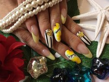 リングアリング(Ring a Ring)/ひまわりネイル