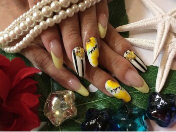 ひまわりネイル