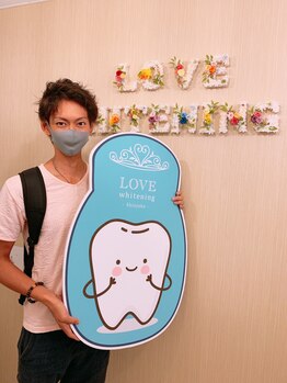 ラブホワイトニング 新宿店(LOVEホワイトニング)/初めてのセルフホワイトニング