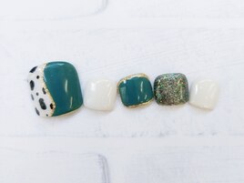 フット　レオパードネイル