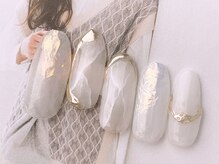 ネイルサロンフォーユー(for u)/ホワイトニュアンス♪￥6980