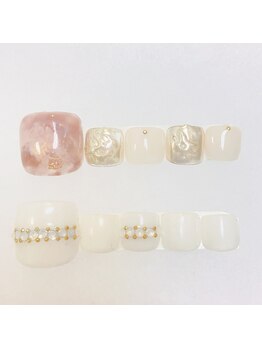 ネイル アンド アイラッシュ ヨンマルニ(Nail&eyelash 402)/☆フットデザインコース☆