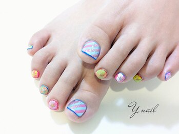 ワイネイル(Y.nail)/個性派フットデザイン