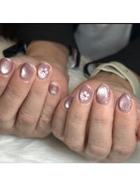 桜マグネットネイル