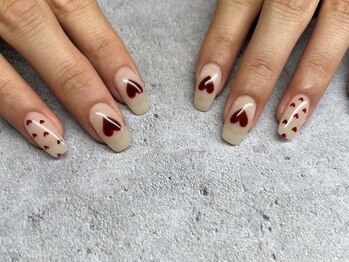 ネイルサロン北野坂/ハートネイル