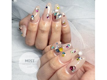 モスト(MOST)/カラフル宝石ネイル