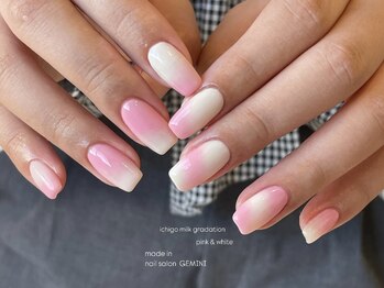 pink and white design