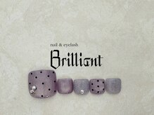 ネイルアンドまつげエクステのお店 ブリリアント 草加(Brilliant)/Foot 　定額9900円コース