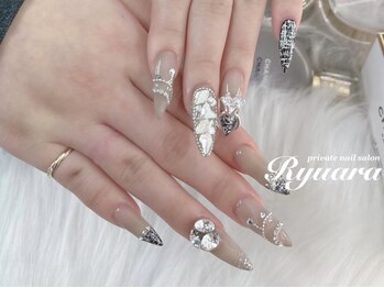 リュアラ(Ryuara)の写真/長さ出しでシンプル～華やかまでアートとの組み合わせ自由自在★美爪を成形、爪のお悩みも解決！〔駅チカ〕