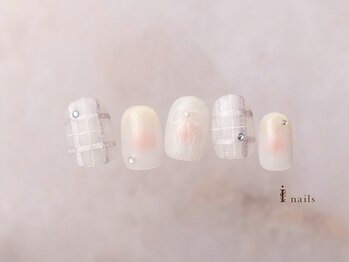 アイネイルズ 横浜EAST店(I-nails)/チークチェックネイル
