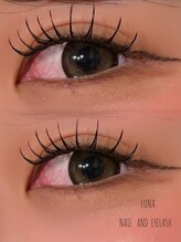 ネイルアンドまつ毛エクステ ルーナ 八王子店/フラットラッシュ100本