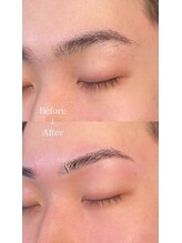 眉毛男子 新宿店/Before/After