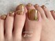 フォーユーネイル(4U nail)の写真/《足元から特別なおしゃれを＊》うるぷる質感、マグネット、オリジナルアートなどデザインも幅広く対応◎