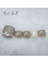 フットネイル：No.68