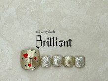 ネイルアンドまつげエクステのお店 ブリリアント 草加(Brilliant)/Foot 　定額8800円コース