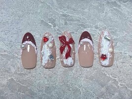 【冬ネイル】ゴージャスネイル