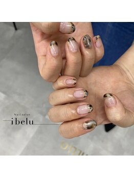 イベル 船橋店(ibelu)/ニュアンス　レオパードネイル