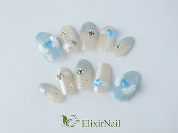 エリクサーネイル 心斎橋(Elixir Nail)の写真/トレンド感溢れるアートやラグジュアリーネイルなど豊富なデザイン多数★定額¥4980からカラーMIX可能♪