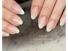 リノネイル(Lino Nail)/ホワイトグラデ/高松ネイル