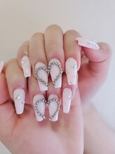 ローラネイル(Roller nail)/スカルプストーン乗せ放題コース