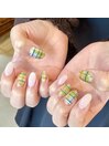 チェックネイル