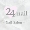 トゥエンティーフォーネイル(24nail)のお店ロゴ