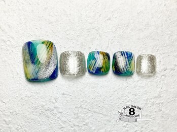 ネイルエイト 新百合ヶ丘(nail8)/梅雨夏デザイン付け替えオフ無料