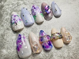 あじさいネイル