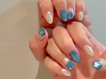 シベル(Ci belle)/ニュアンスネイル/涼しげブルー